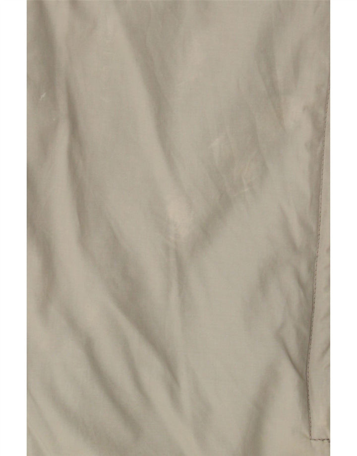 Lyle & Scott Veste de pluie à capuche pour homme UK 36 Small Beige Nylon