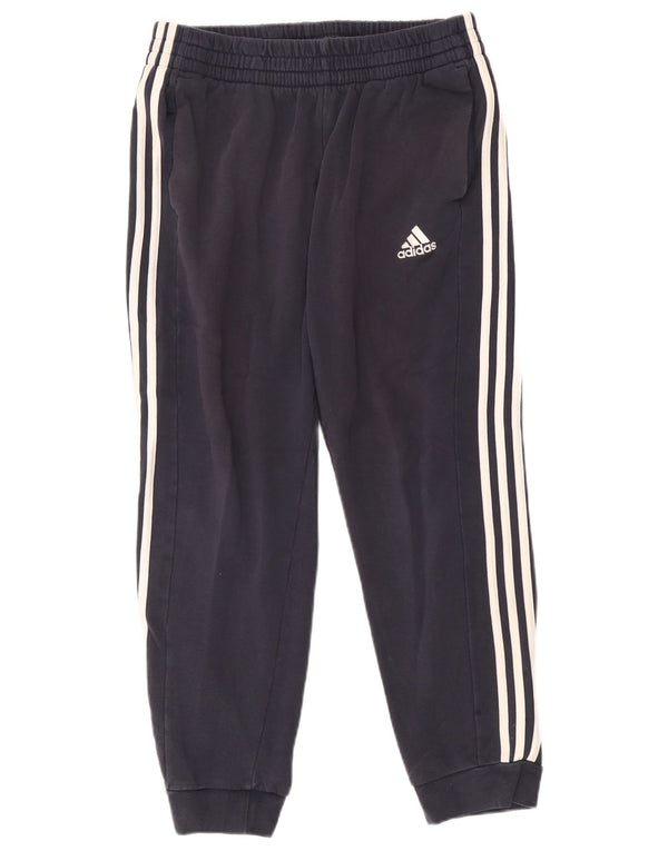 Adidas Pantalon de survêtement pour homme en coton bleu marine Taille L