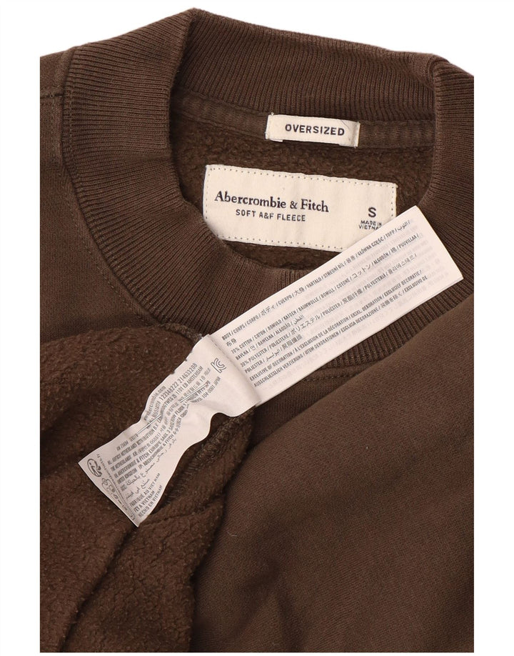 Abercrombie & Fitch Pull surdimensionné pour homme en coton marron Taille S