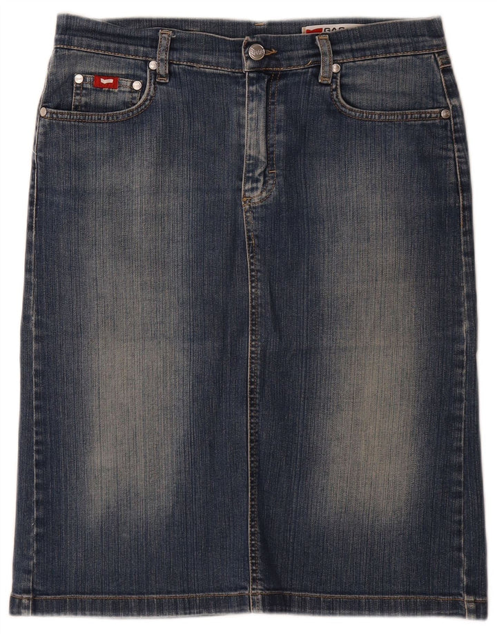 Gas Jupe En Jean Femme Moyen W30 Bleu