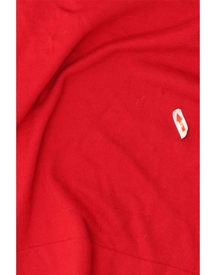 Calvin Klein Jeans Pull Ras du Cou Homme Rouge Moyen Coton