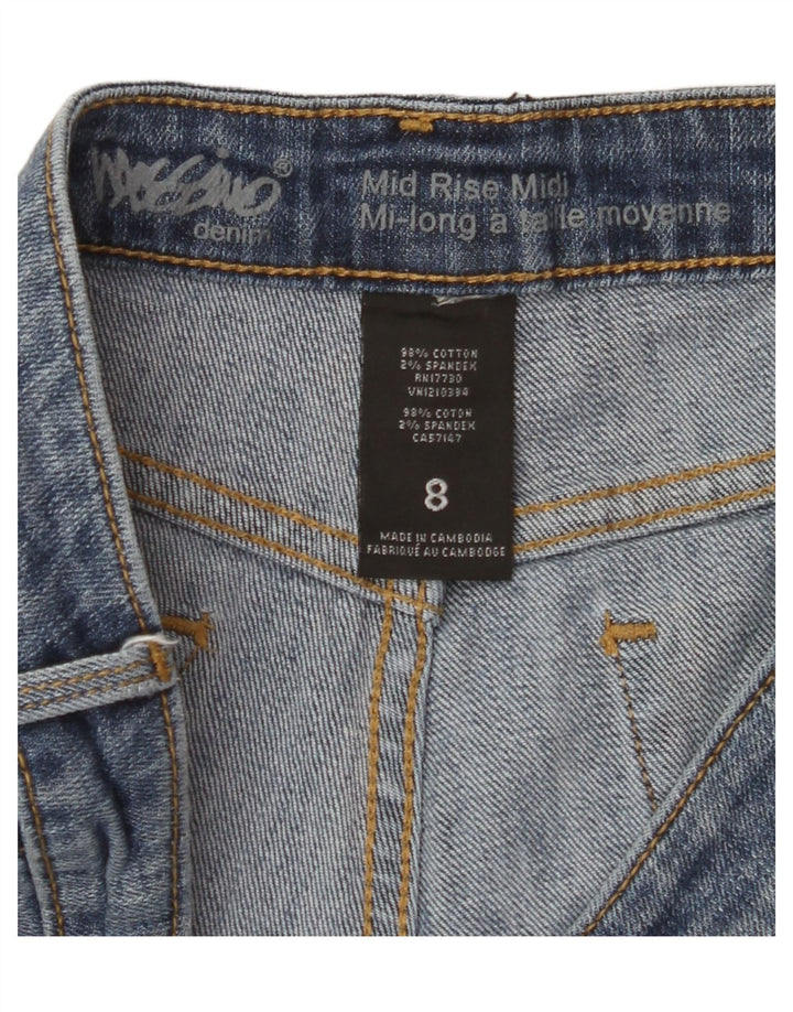MOSSIMO Womens Mid Rise Denim Shorts US 8 Medium W32  Blue Cotton Vintage Mossimo and Second-Hand Mossimo from Messina Hembry 