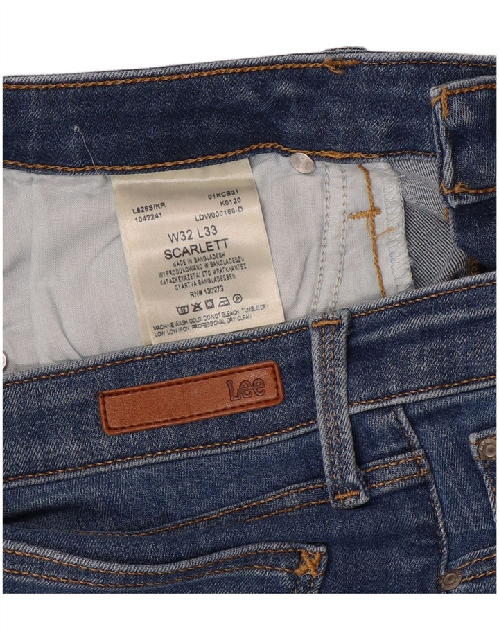 Lee Jean Slim Scarlett Femme W32 L33 Bleu Coton