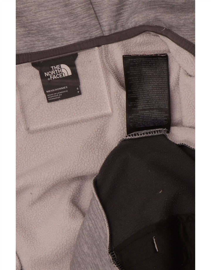 The North Face Pull à capuche zippé pour homme Petit polyester moucheté gris