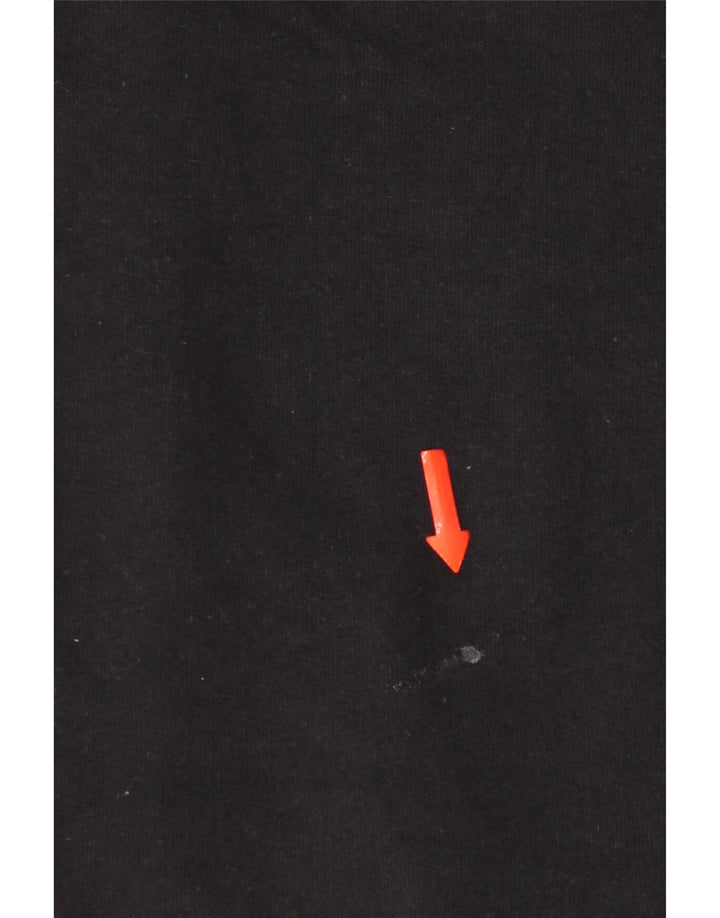 Kappa Pantalon De Survêtement Homme Noir Moyen Coton