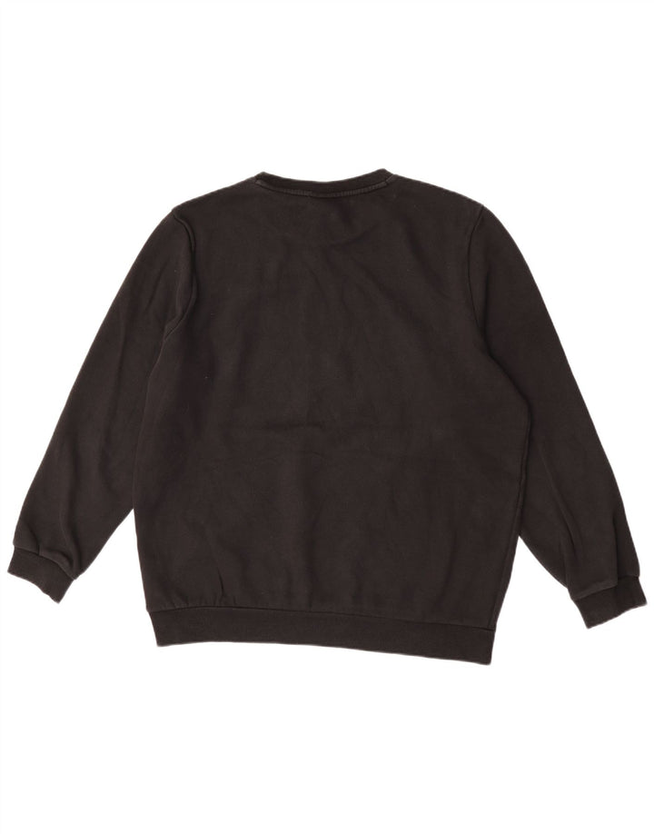 Puma Sweat-shirt pour homme en coton noir Taille L
