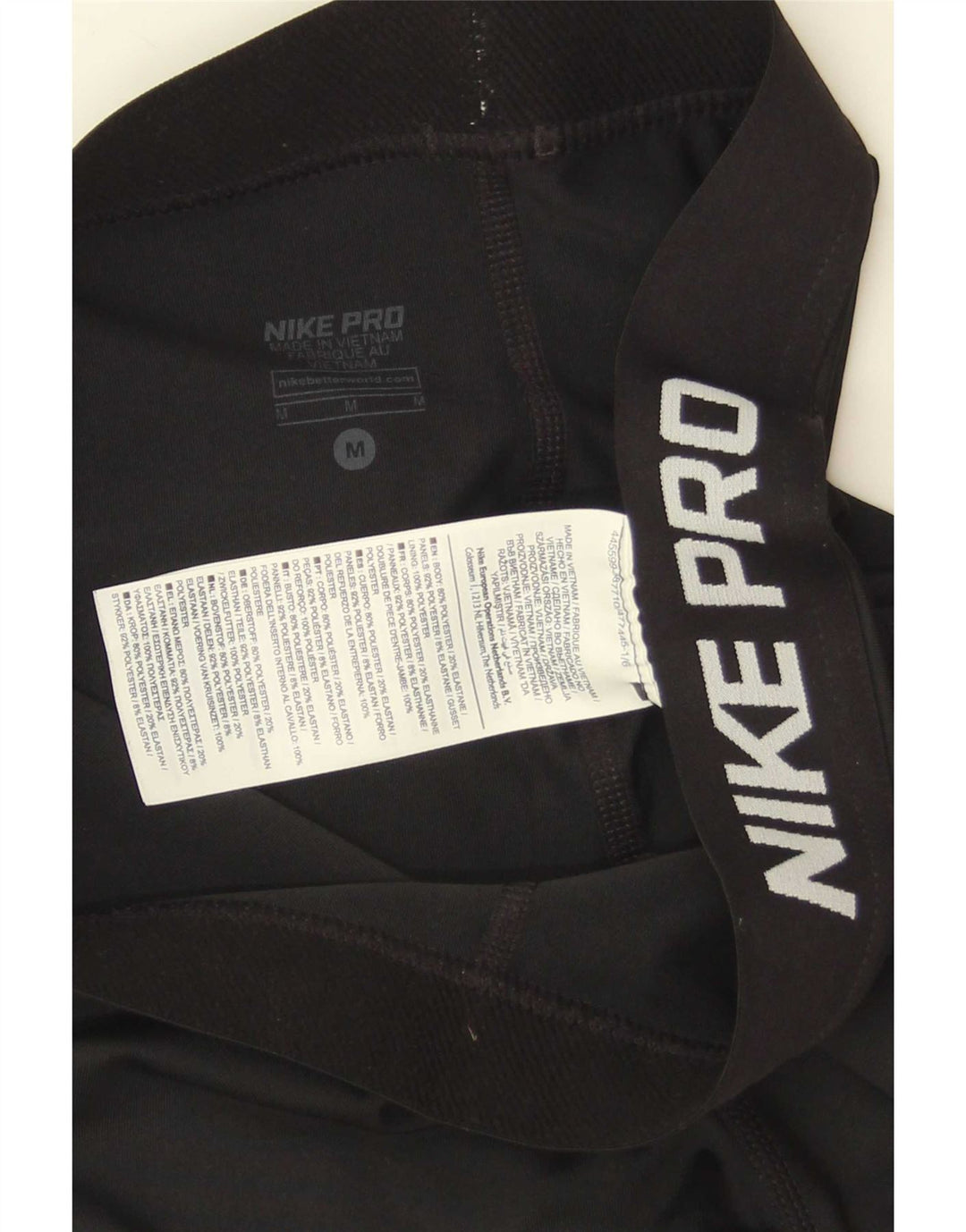 Nike Legging graphique Dri Fit pour femme UK 12 Noir moyen Polyester