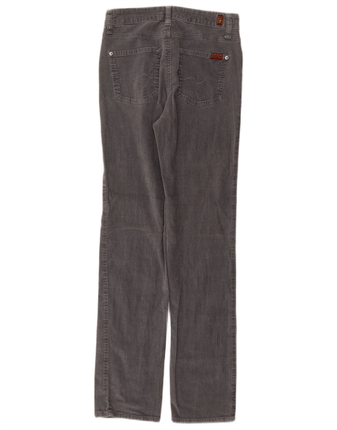 7 FOR ALL MANKIND Pantalon droit en velours côtelé pour garçon 15-16 ans W32 L29 Gris