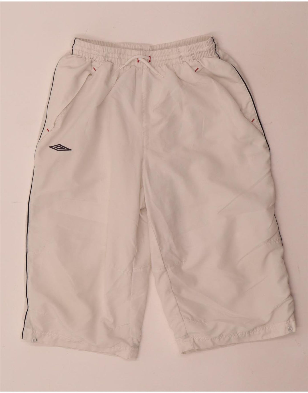 Umbro Short de Bain Graphique Homme Blanc Moyen Polyester