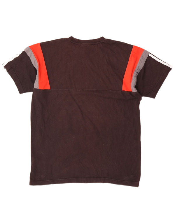 Adidas T-shirt homme en coton color block noir moyen