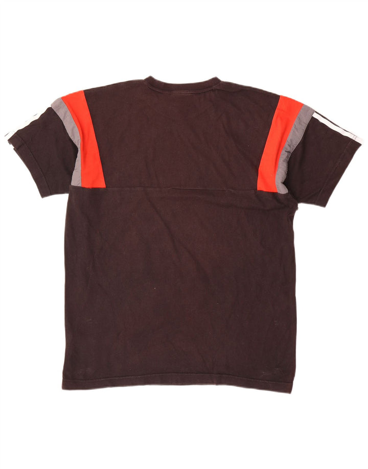 Adidas T-shirt homme en coton color block noir moyen