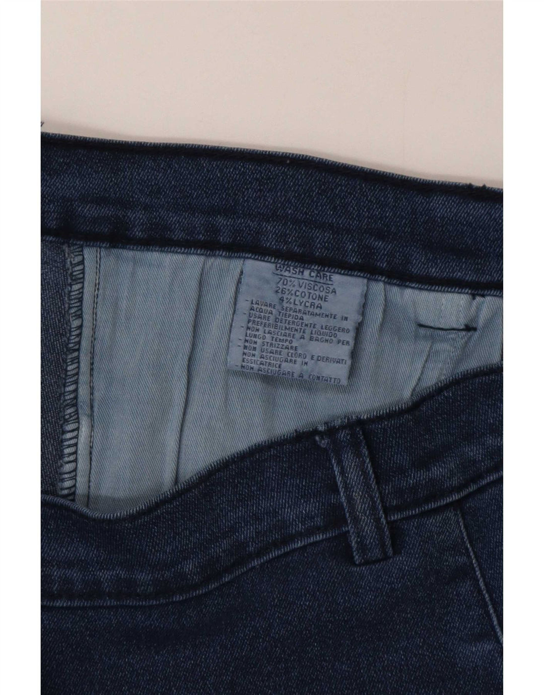 Positano by Jean Paul Jupe évasée pour femme Large W32 Bleu Patchwork