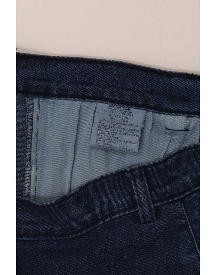 Positano by Jean Paul Jupe évasée pour femme Large W32 Bleu Patchwork