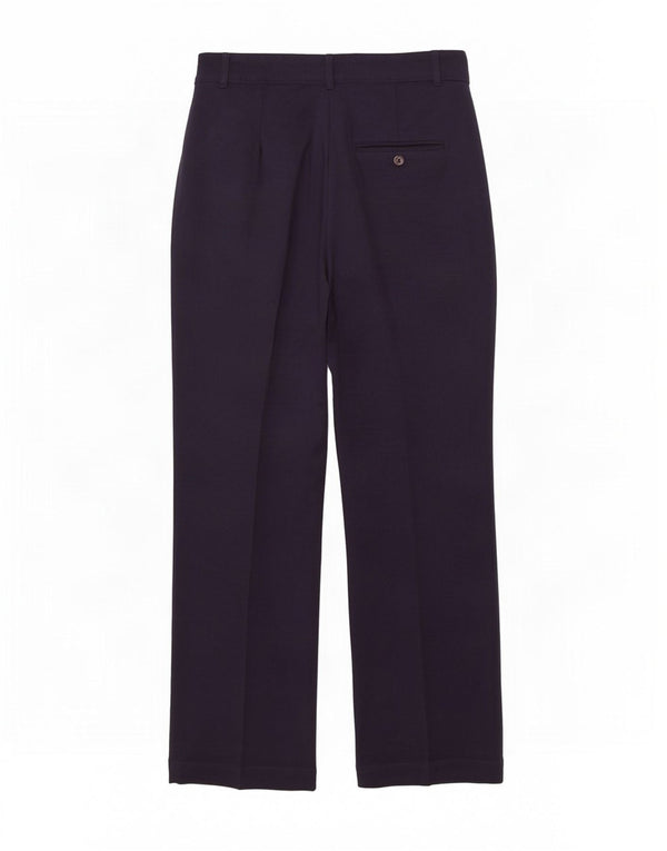 Ralph Lauren Pantalon de costume taille haute pour femme US 8 Medium W26 L32 Bleu marine