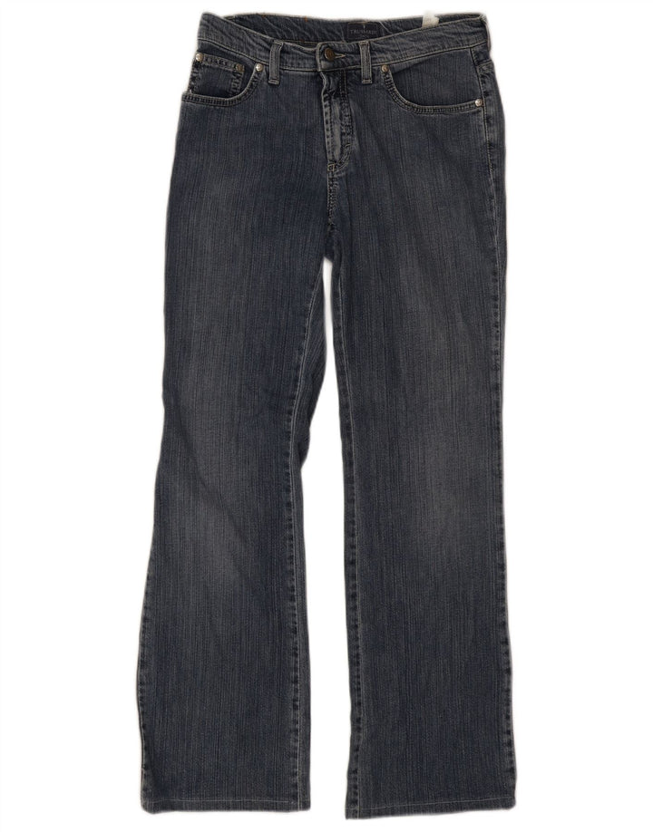 TRUSSARDI Jean Bootcut Femme W27 L29 Bleu Coton