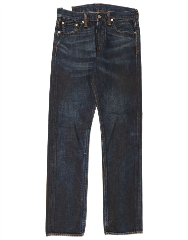 Levi's Jean 504 Straight Homme Bleu Marine W28 L32 Coton