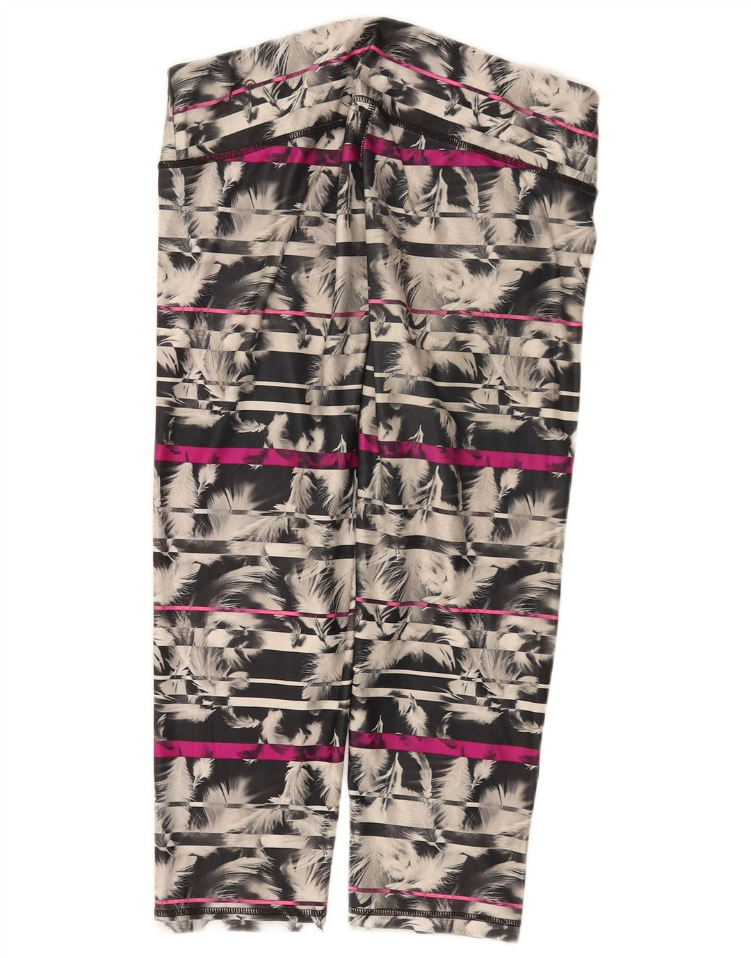 Puma Legging Capri à motif abstrait pour femme UK 14 Large Multicolore