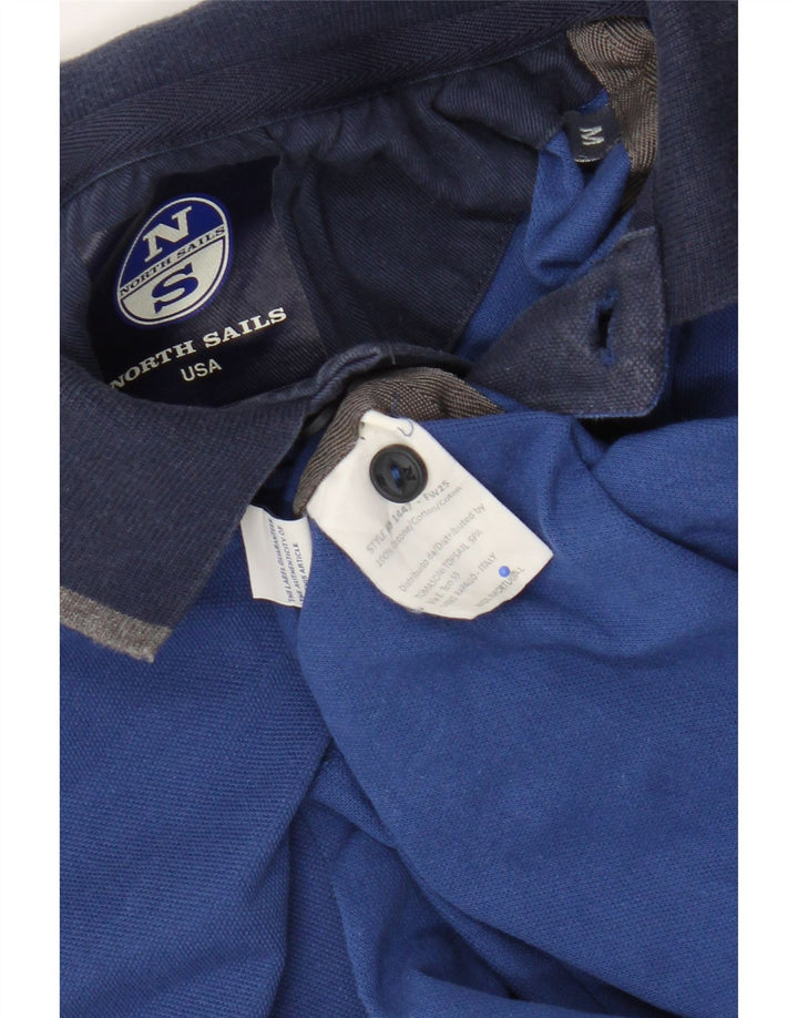 North Sails Polo de Rugby à Manches Longues Homme en Coton Bleu Moyen