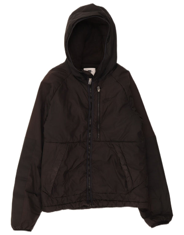 Nike Veste coupe-vent à capuche Therma-Fit pour homme UK 36 Petit Noir