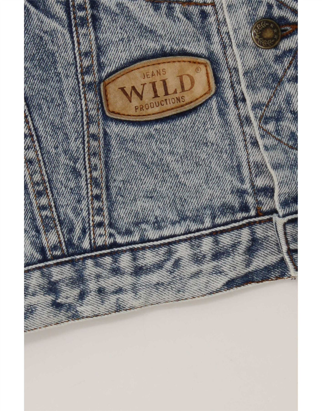 Wild Veste en jean pour homme UK 38 Bleu moyen Coton