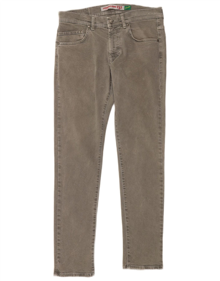 CARRERA Jean Slim 717 Homme IT 48 Moyen W33 L32 Gris Coton