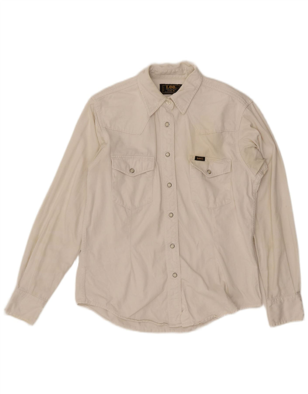 Lee Chemise en jean pour femme UK 44 Coton blanc moyen