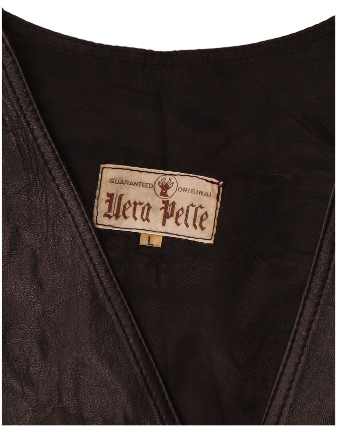 gilet en cuir homme vintage grand cuir noir