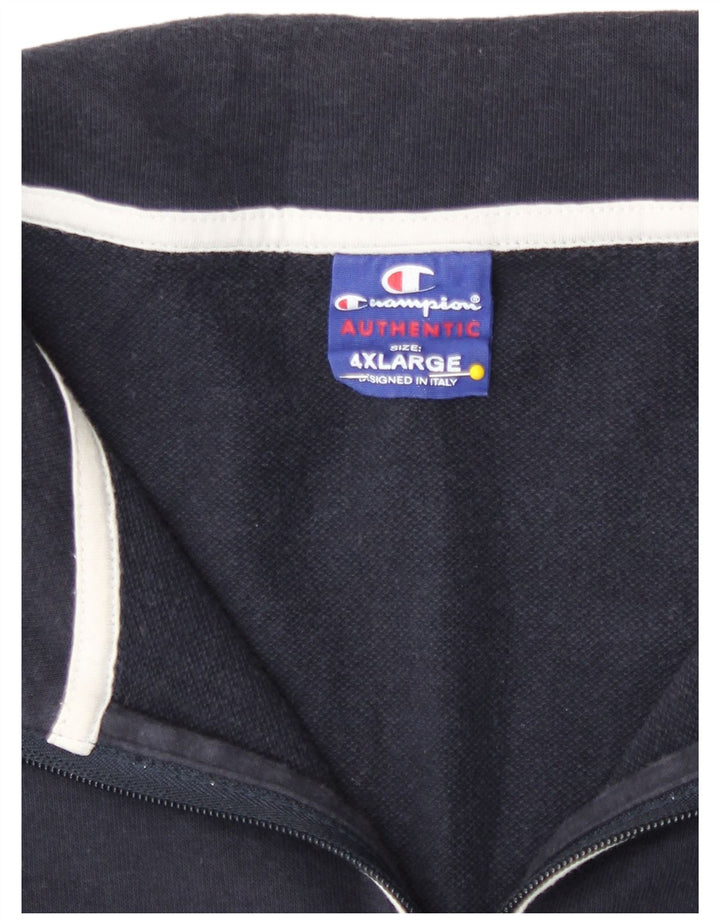 Champion Veste de survêtement pour homme 4XL Bleu marine