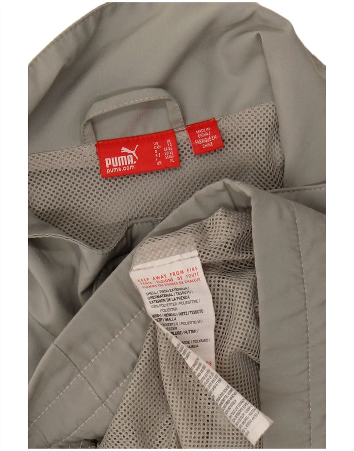 PUMA Veste de Survêtement Graphique Homme XL Gris Polyester