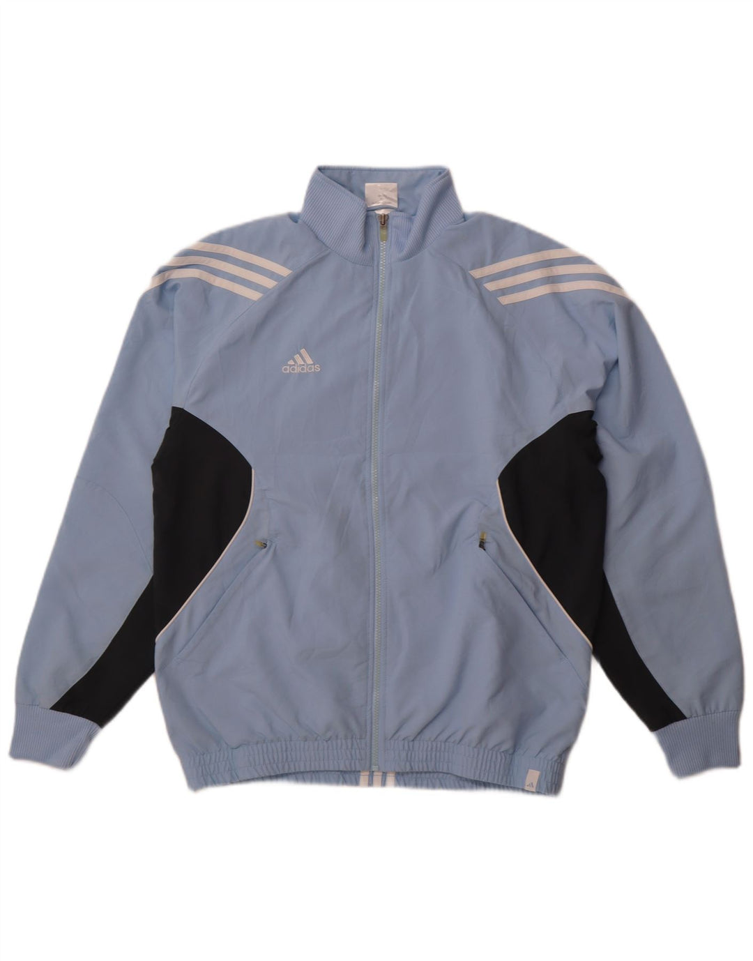 Adidas Veste de survêtement Climalite pour homme UK 38/40 Bleu moyen Colourblock
