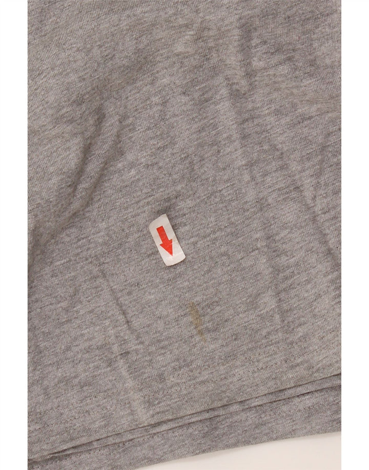 Champion Short de Sport Homme Grand Coton Chiné Gris