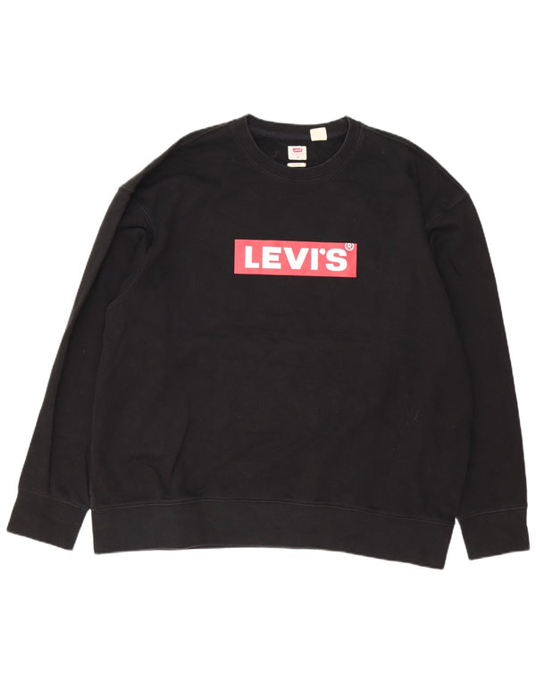 Levi's Sweat-Shirt Relaxed Graphic Homme Noir XL Coton