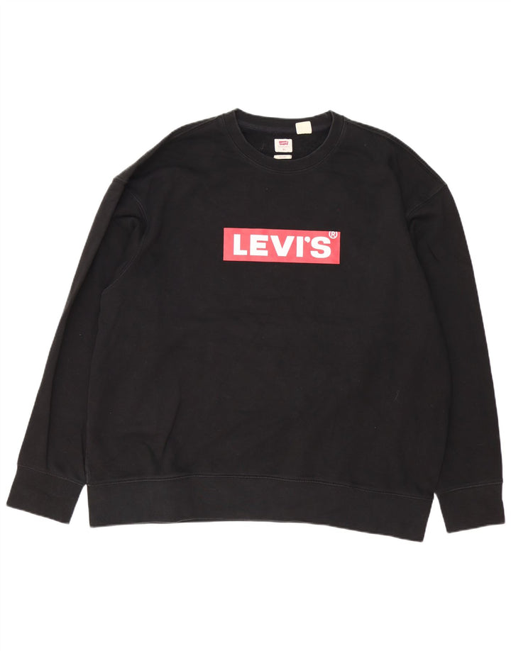 Levi's Sweat-Shirt Relaxed Graphic Homme Noir XL Coton