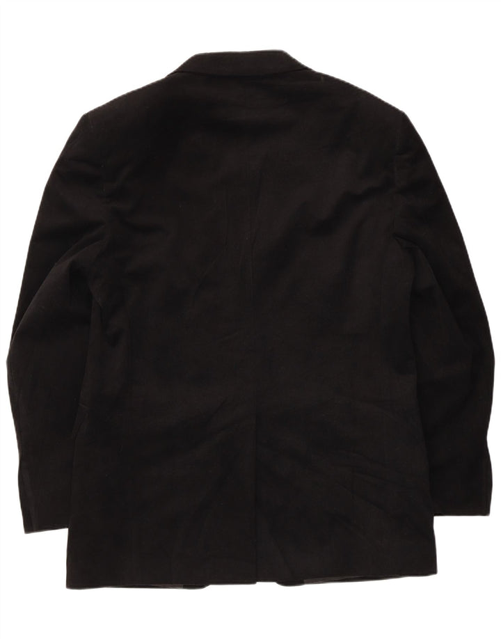 Marks & Spencer Veste blazer en velours à 2 boutons pour homme UK 40 Noir moyen