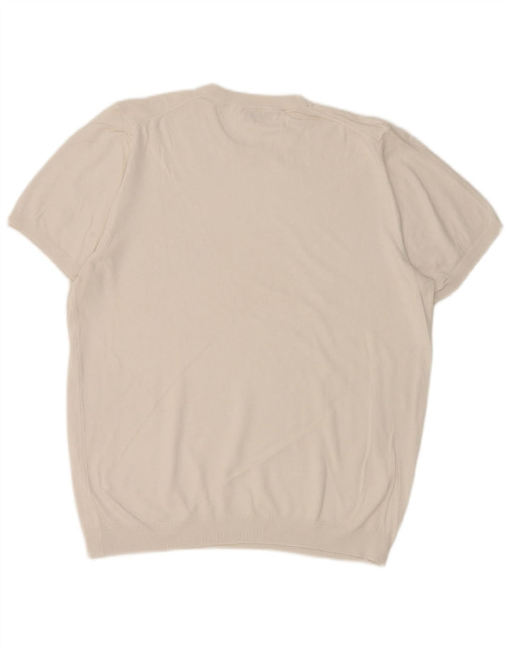 Zara Homme T-Shirt Haut Moyen Blanc