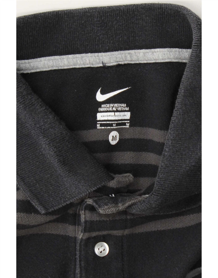 Polo Nike Homme Rayé Noir Moyen