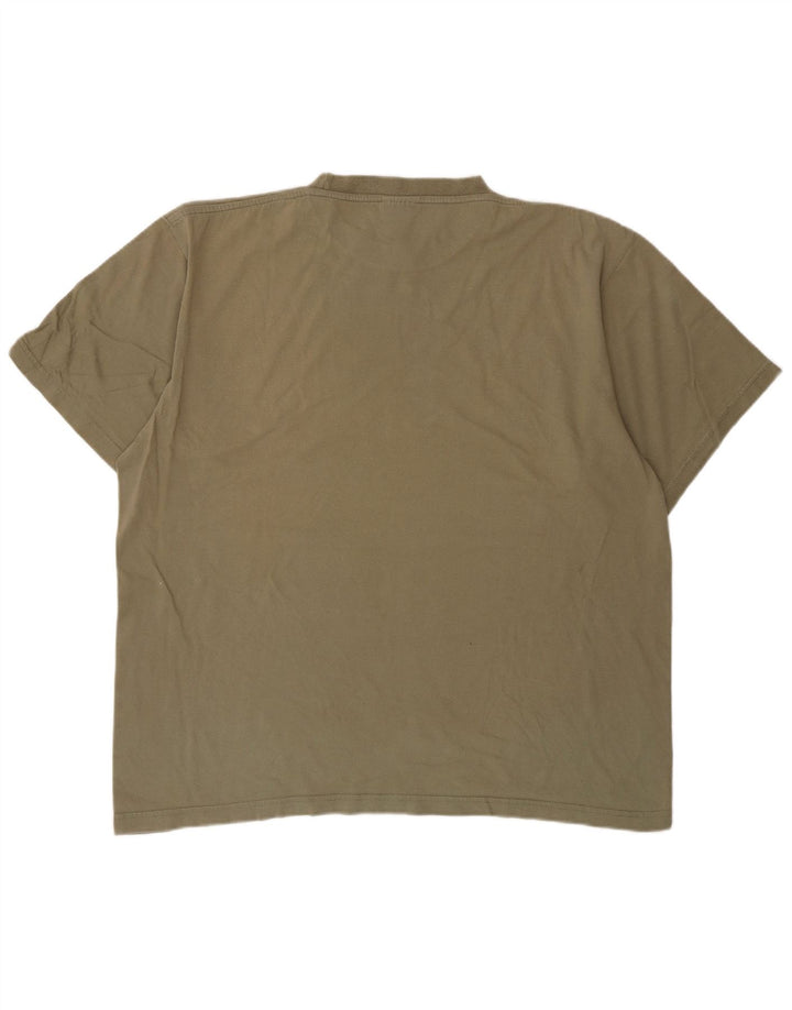 Nike T-shirt graphique pour homme en coton kaki Taille L