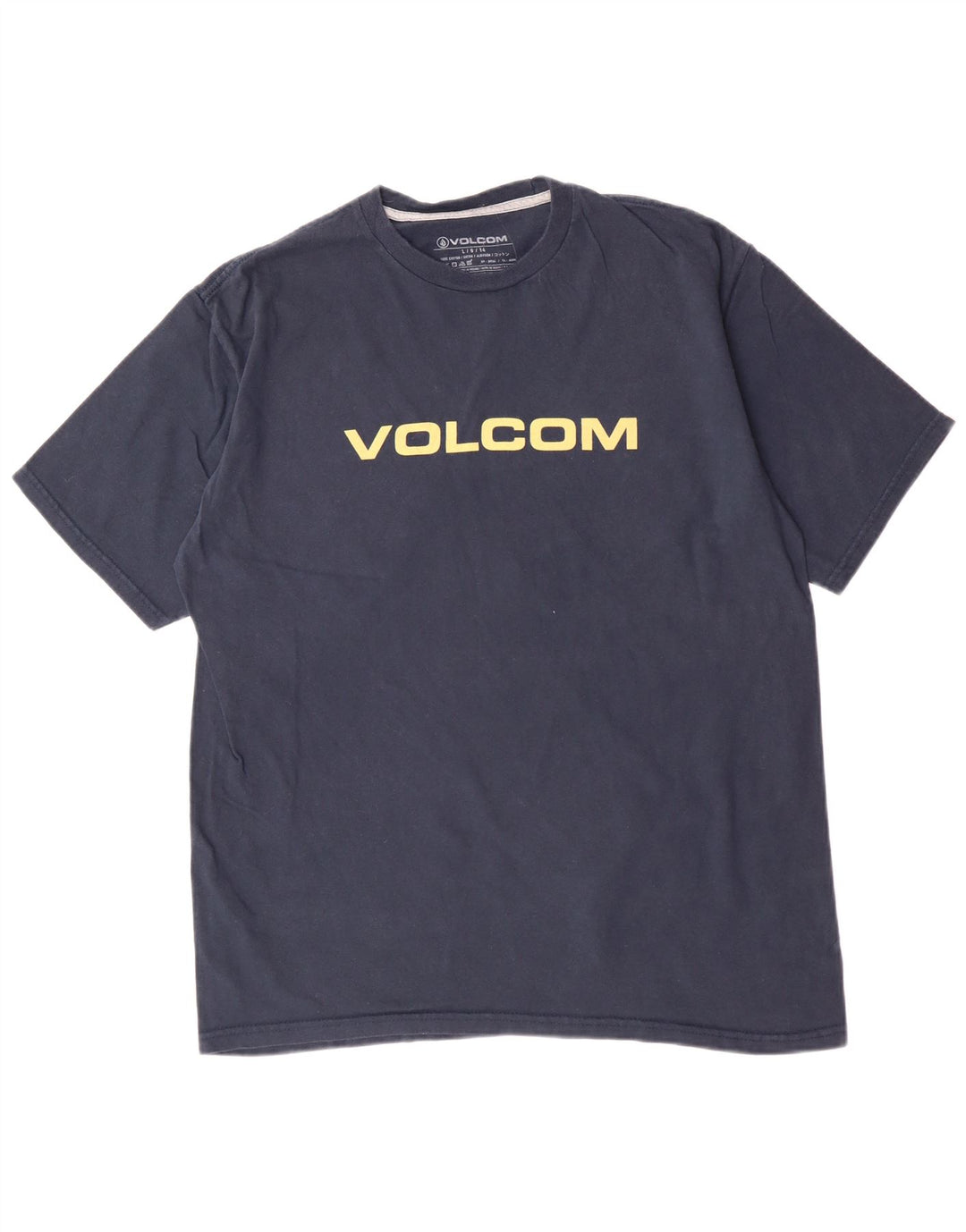 VOLCOM T-Shirt Graphique Homme Grand Bleu Marine Coton