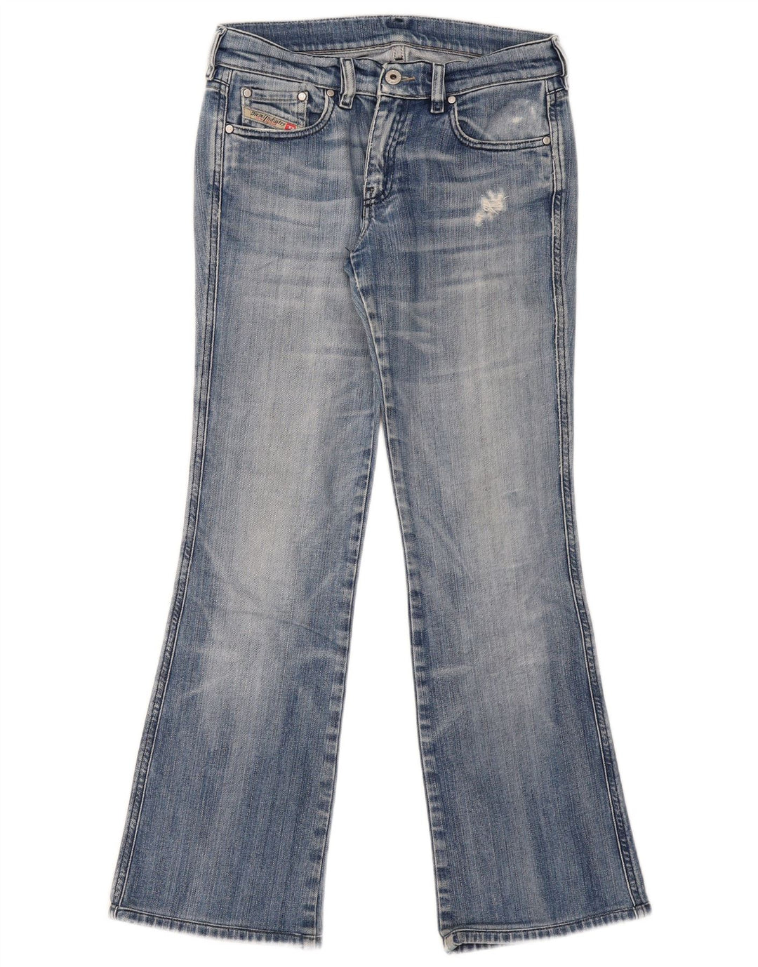 Diesel Jean bootcut effet vieilli W29 L29 en coton bleu pour femme