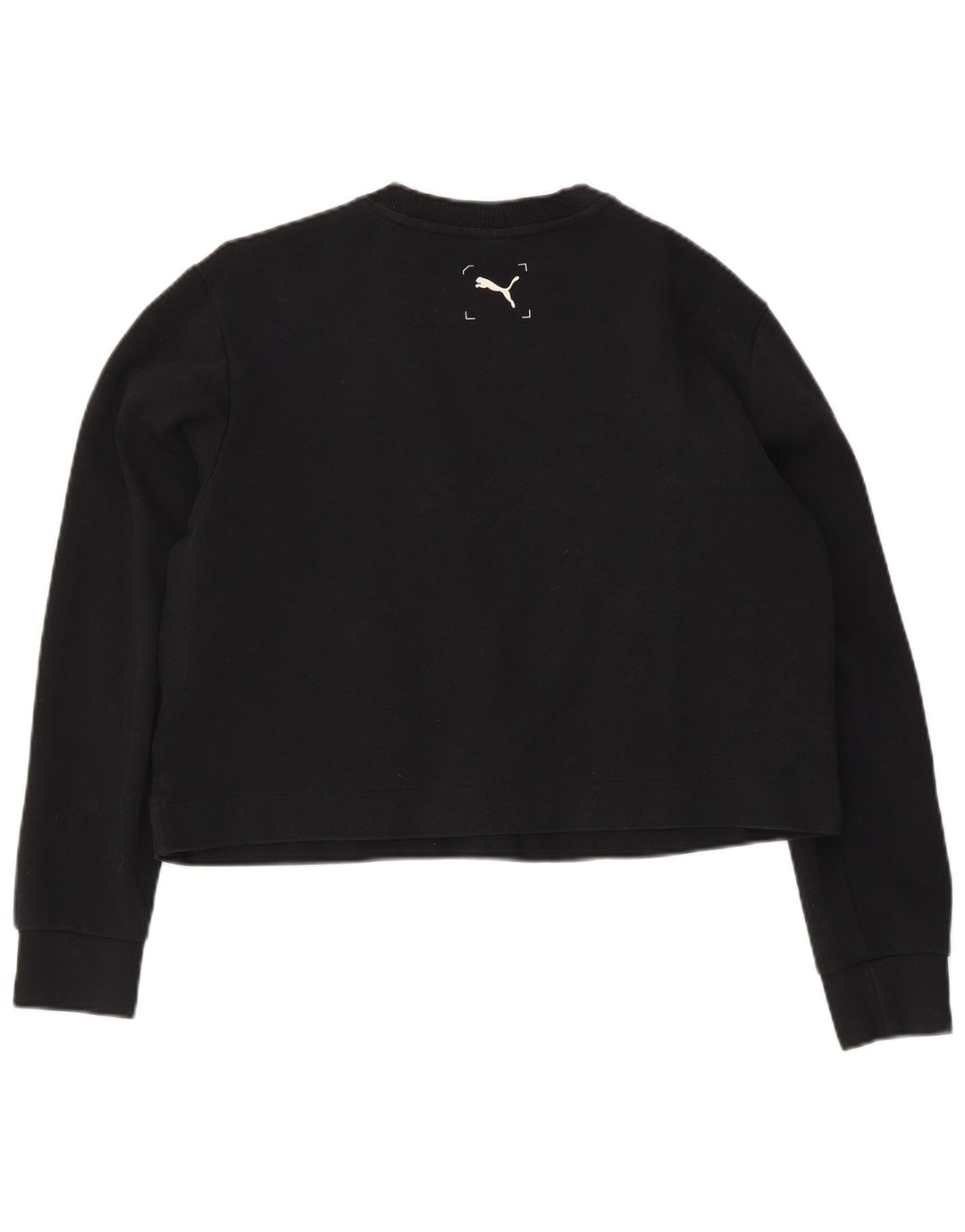 Puma Sweat-shirt court graphique pour femme UK 14 Noir moyen