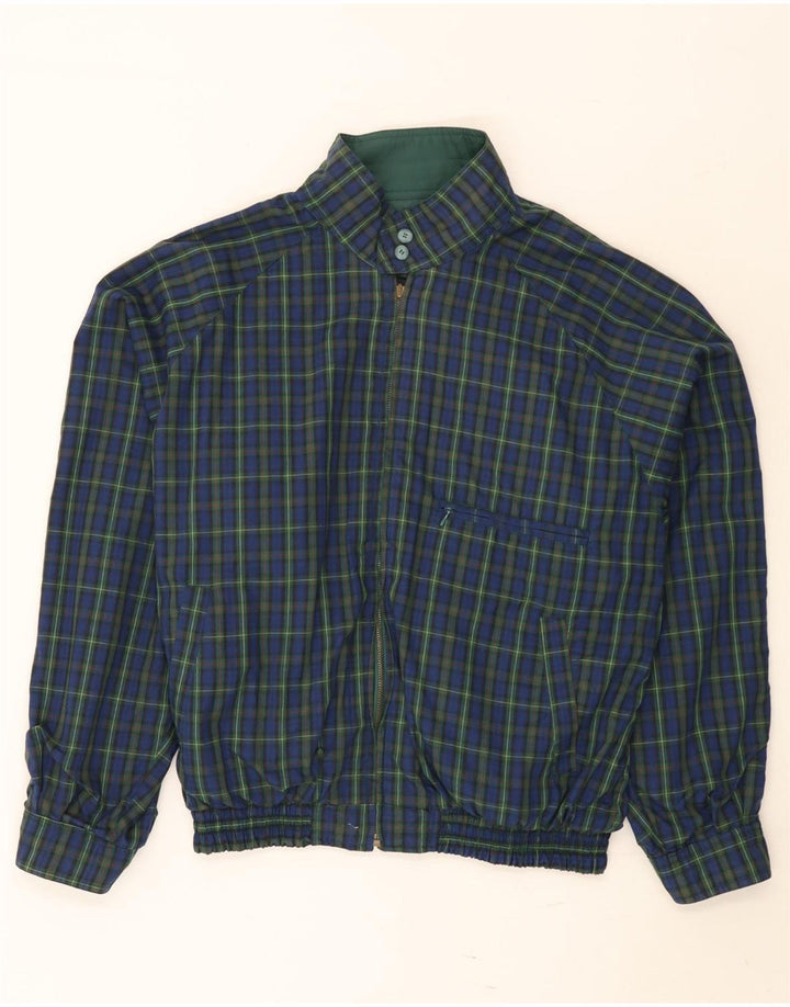 veste réversible homme vintage UK 38 Polyester vert moyen