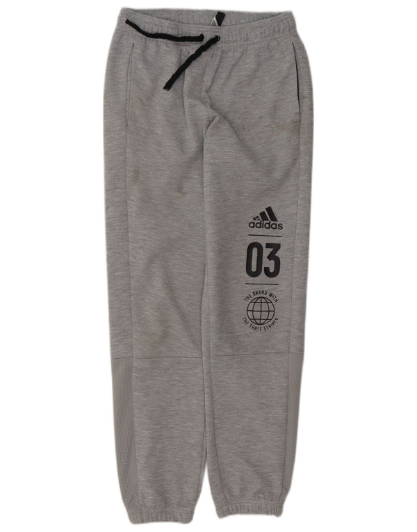ADIDAS Pantalon de survêtement graphique pour garçon 13-14 ans Gris Polyester