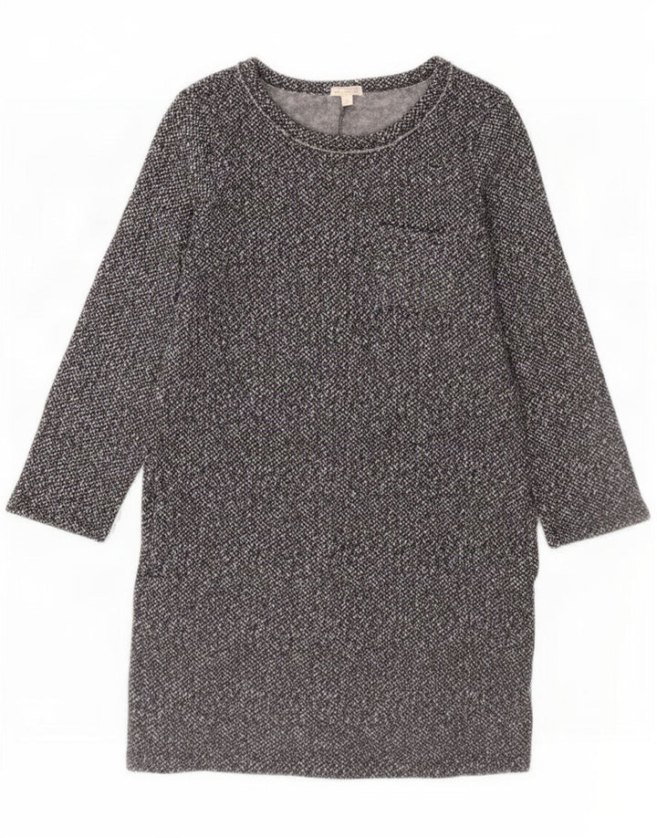 Gap Robe droite à manches longues pour femme UK 44 Gris moyen moucheté