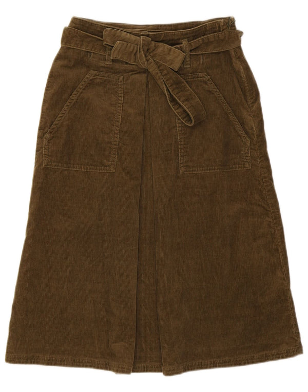 Tommy Hilfiger Jupe en velours côtelé pour femme US 4 Small W25 Coton kaki