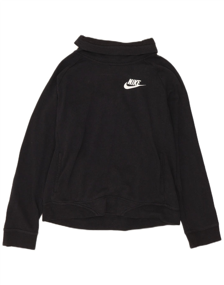 Nike Pull col roulé pour femme UK 18 XL Rayonne noire