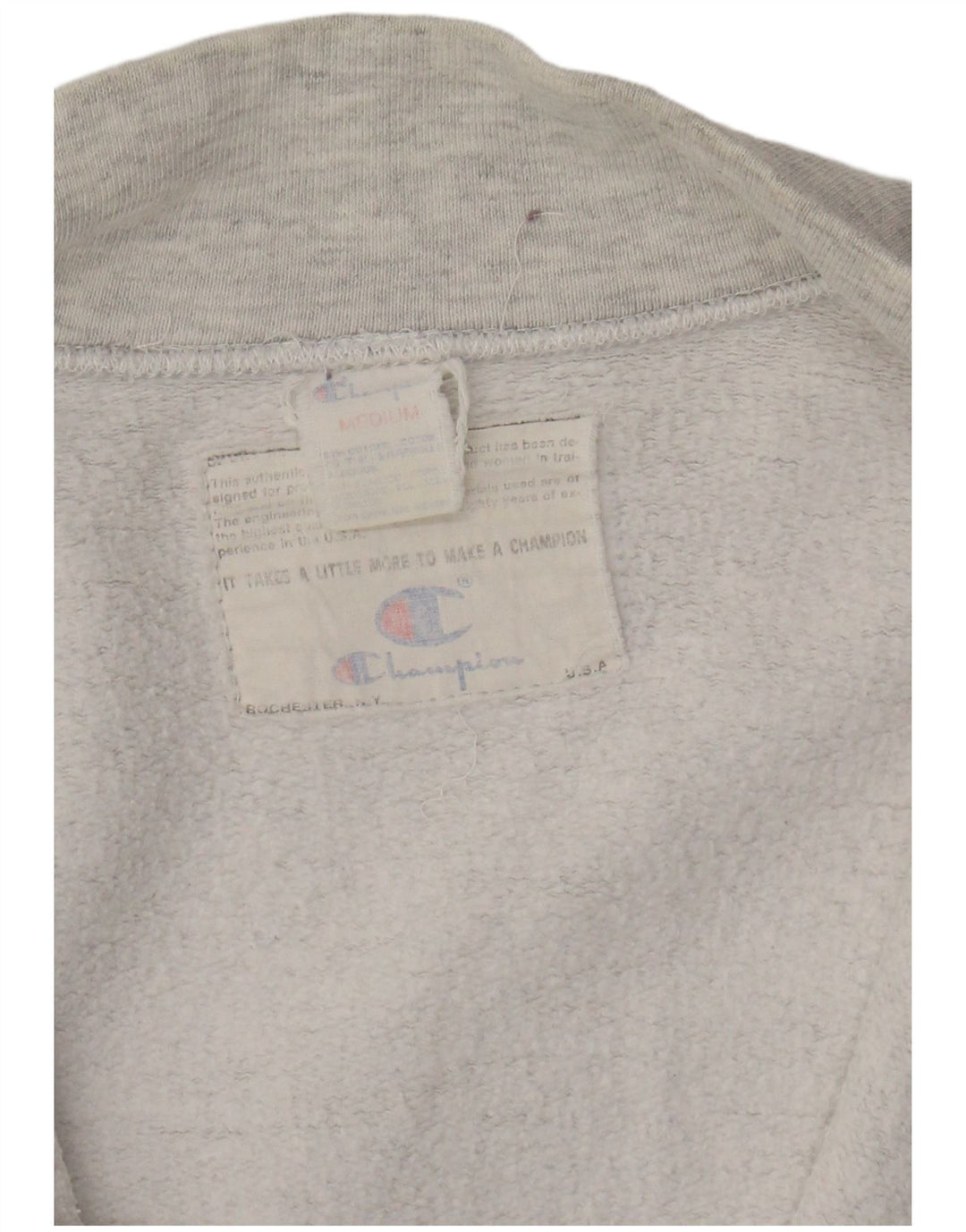 CHAMPION Veste de Survêtement Homme Gris Moyen Coton