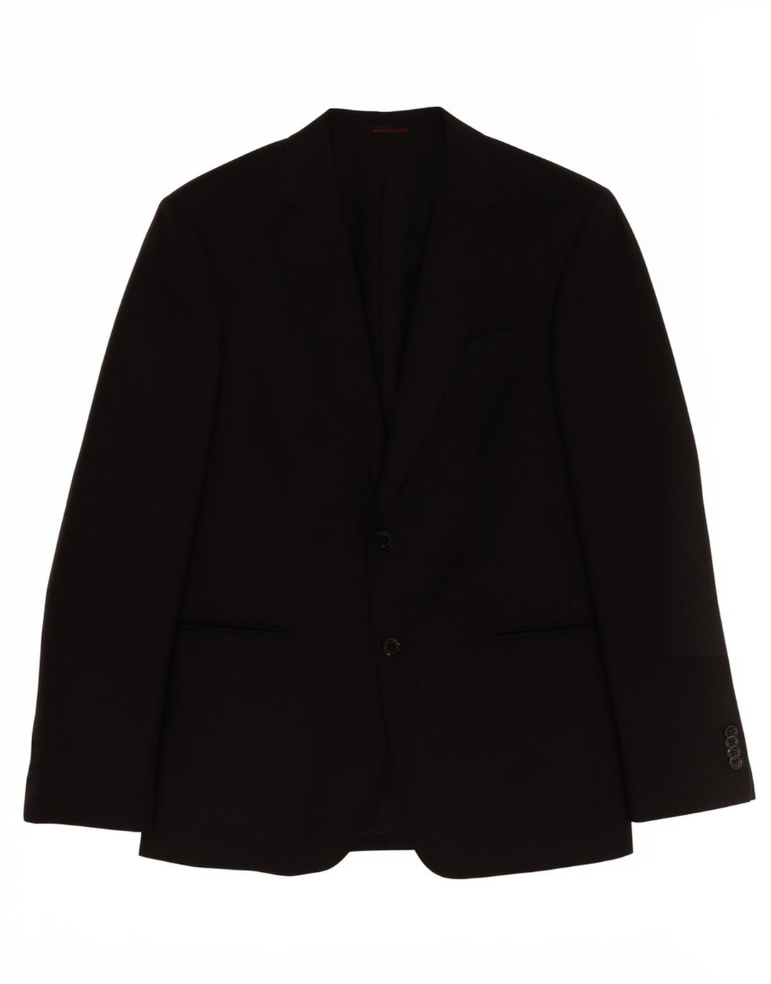 Pierre Cardin Veste Blazer 2 Boutons Homme UK 38 Moyen Noir Classique