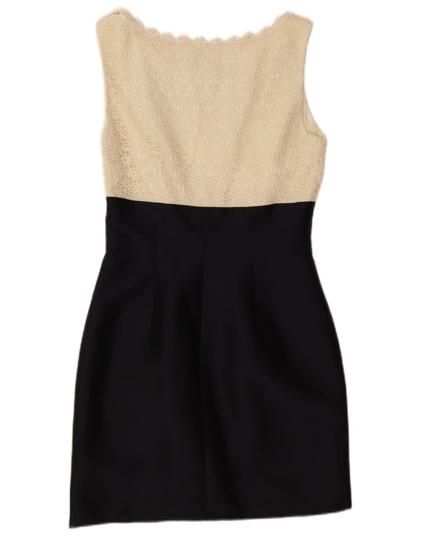 Hobbs Robe fourreau sans manches pour femme UK 8 Petit Bleu Marine Floral