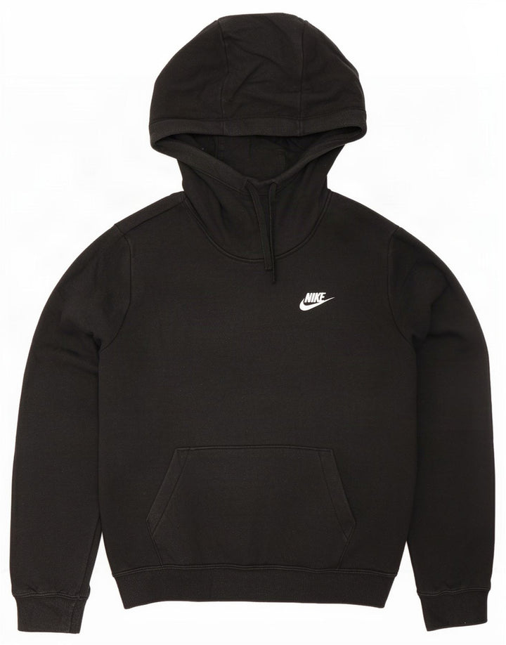 Nike Pull à capuche pour homme en coton noir moyen