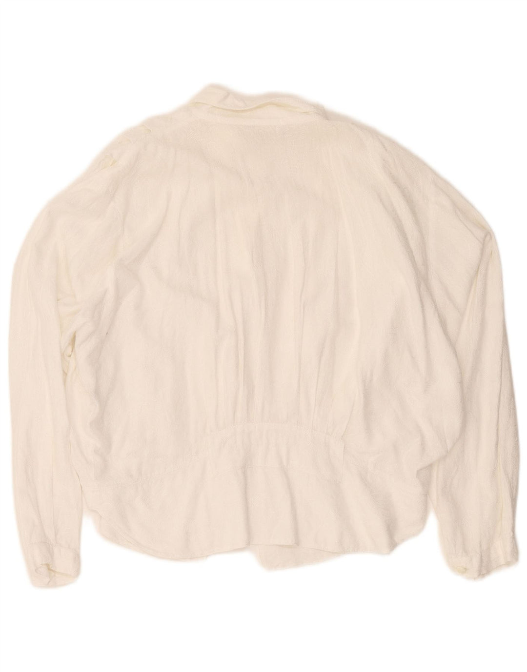 Chemisier chemise femme vintage UK 16 Grand coton blanc